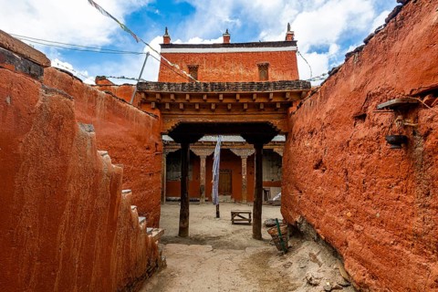 Lo-Manthang monastery, Kingdom of Mustang, Nepal, Asia