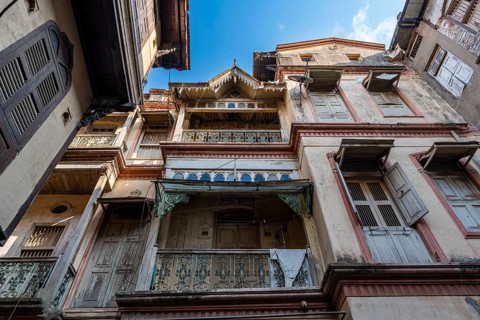 Old town of the Unesco site, Ahmedabad, Gujarat, India, Asia