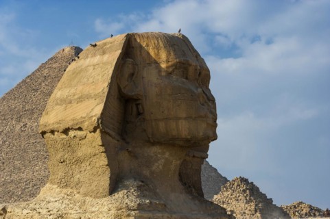 Sphinx of Giza, desert, wonder of the world, building, sculpture, monument, architecture,