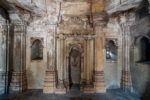 Dai Halima Vav Stepwell, Unesco site, Ahmedabad, Gujarat, India, Asia