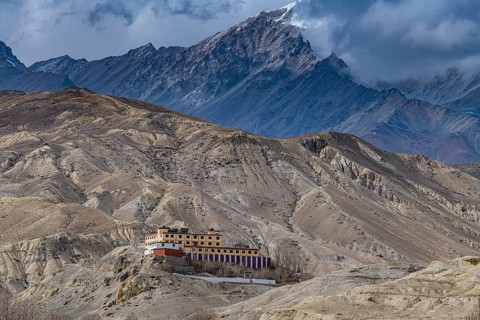 New KingÂ´s palace, Kingdom of Mustang, Nepal, Asia