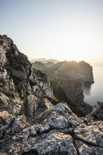 Sunset, Cape Formentor, Port de Pollenca, Serra de Tramuntana, Majorca, Balearic Islands, Spain,