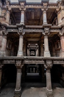 Adalaj Stepwell or Rudabai Stepwell, Adalaj, Gujarat, India, Asia