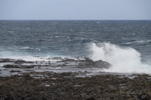 Surf at Playa de Orzola, Lanzarote, Canary Islands, Spain, Europe