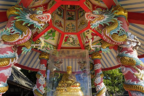Buddhist temple at Maenam Beach, religion, temple complex, Buddhism, sacred, religious, world