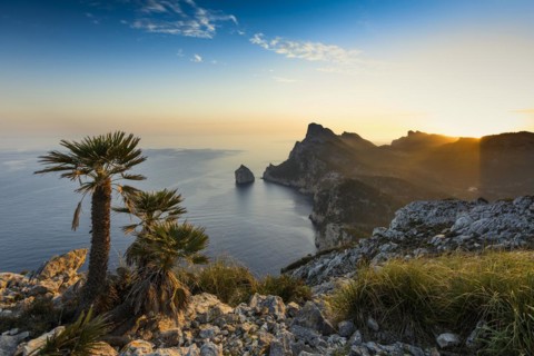Sunrise, Cape Formentor, Port de Pollenca, Serra de Tramuntana, Majorca, Majorca, Balearic Islands,