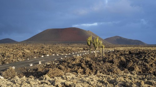 Caldera Colorada, Parque Natural de Los Volcanes, Masdache, Lanzarote, Canary Islands, Spain,