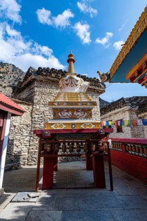 Historical village of Marpha, Jomsom, Nepal, Asia