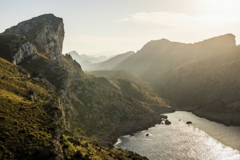 Sunset, Cape Formentor, Port de Pollenca, Serra de Tramuntana, Majorca, Majorca, Balearic Islands,