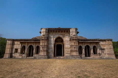 Nagina Mosque, Unesco site Champaner-Pavagadh Archaeological Park, Gujarat, India, Asia