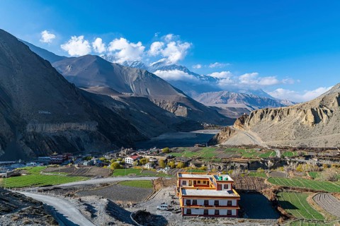 Nilgiri mountain, Jomsom, Nepal, Asia