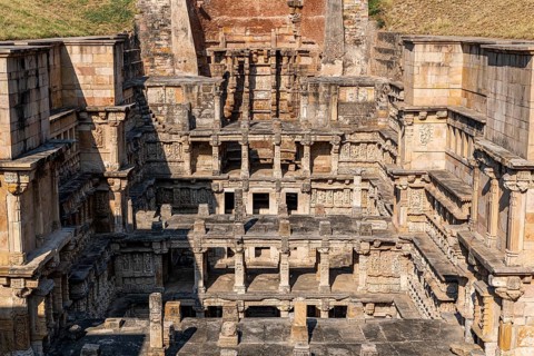Unesco site, Rani Ki Vav, The Queen's Stepwell, Patan, Gujarat, India, Asia