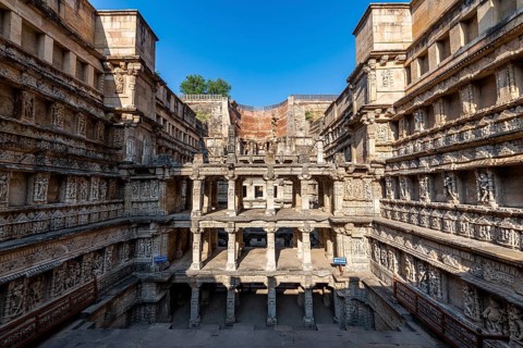 Unesco site, Rani Ki Vav, The Queen's Stepwell, Patan, Gujarat, India, Asia