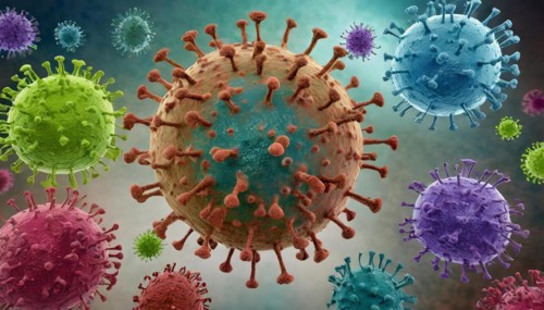 AI generated, corona, various viruses, Covid-19