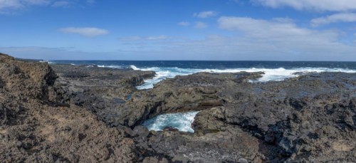 Surf at Playa de Orzola, Lanzarote, Canary Islands, Spain, Europe