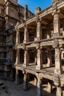 Unesco site, Rani Ki Vav, The Queen's Stepwell, Patan, Gujarat, India, Asia