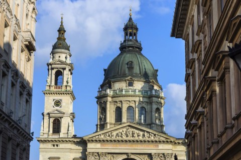 St. Stephen's Basilica in the centre, travel, church, sacred building, building, city trip,