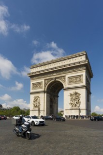 Arc de Triomphe, Paris, Ile de France, France, Europe