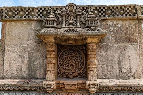 Adalaj Stepwell or Rudabai Stepwell, Adalaj, Gujarat, India, Asia