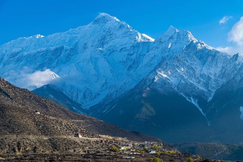 Nilgiri mountain, Jomsom, Nepal, Asia