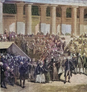 The woman invade the assembly, 5 October 1789, Versailles, France, Historical, Digitally restored