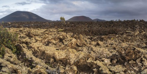 Caldera Colorada, Parque Natural de Los Volcanes, Masdache, Lanzarote, Canary Islands, Spain,