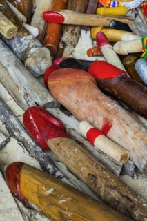 Princess cave at Phra Nang beach near Krabi, fertility, fertility temple, penis, dildo, penis