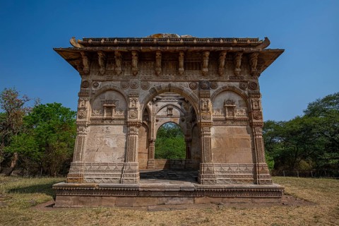 Nagina Mosque, Unesco site Champaner-Pavagadh Archaeological Park, Gujarat, India, Asia