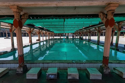 Jama mosque, Unesco site, Ahmedabad, Gujarat, India, Asia