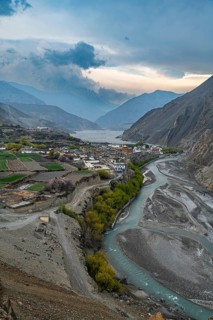 Kagbeni village, Kingdom of Mustang, Nepal, Asia