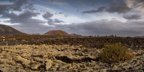 Caldera Colorada, Parque Natural de Los Volcanes, Masdache, Lanzarote, Canary Islands, Spain,