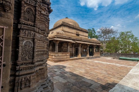 Dai Halima Vav Stepwell, Unesco site, Ahmedabad, Gujarat, India, Asia