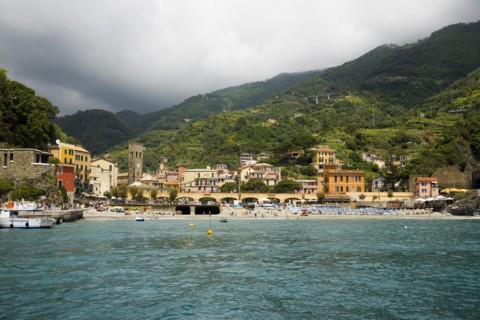 Village with colourful houses by the sea, Monterosso al Mare, UNESCO World Heritage Site, Cinque