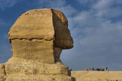 Sphinx of Giza, desert, wonder of the world, building, sculpture, monument, architecture,