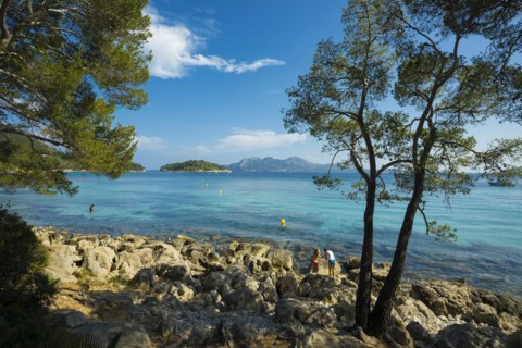 Platja Formentor, Cape Formentor, Port de Pollenca, Serra de Tramuntana, Majorca, Majorca, Balearic