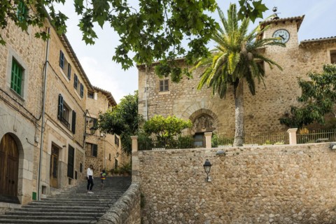 Fornalutx, Soller, Serra de Tramuntana, Majorca, Majorca, Balearic Islands, Spain, Europe