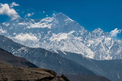 Annapurna mountain range, Kingdom of Mustang, Nepal, Asia