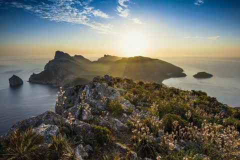 Sunrise, Cape Formentor, Port de Pollenca, Serra de Tramuntana, Majorca, Majorca, Balearic Islands,