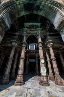 Jama mosque, Unesco site, Ahmedabad, Gujarat, India, Asia
