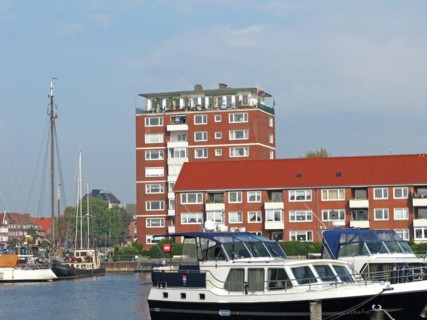 Boats, Emden harbour, East Frisia, Germany, Europe