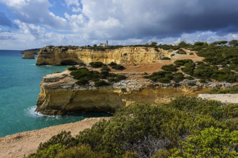 Algarve rocky coast, summer holiday, weather, sunny, Atlantic, summer holiday, travel, holiday,