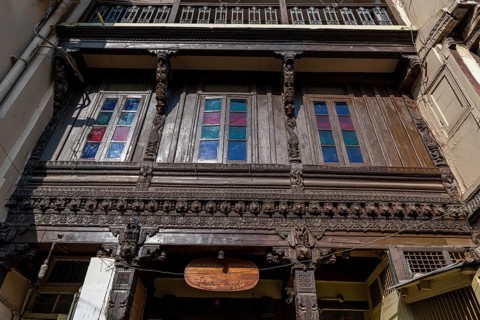Old town of the Unesco site, Ahmedabad, Gujarat, India, Asia