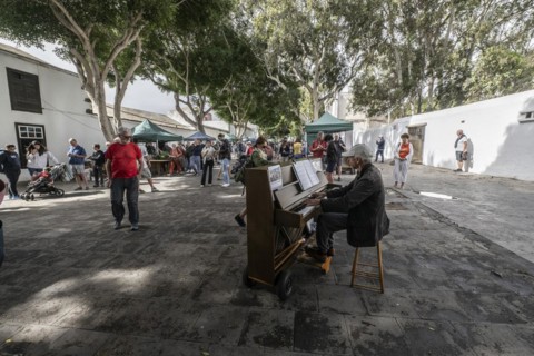 Market in Haria, Lanzarote, Canary Islands, Spain, Europe