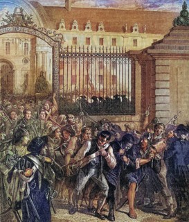 Seizure of arms from the Invalides, 14 July 1789, France, Historical, digitally restored