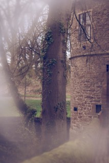 Gatehouse, moated castle, historical, formerly Bruenninghausen Castle, Rombergpark Dortmund, City
