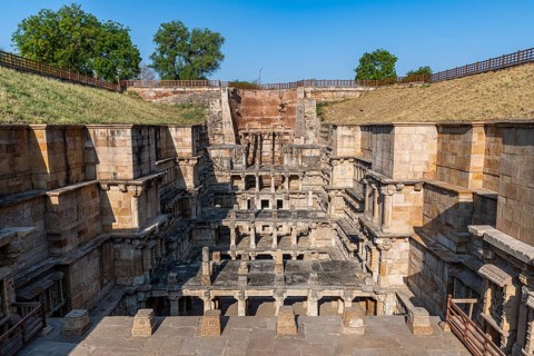 Unesco site, Rani Ki Vav, The Queen's Stepwell, Patan, Gujarat, India, Asia