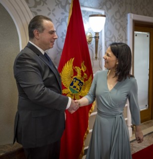 Annalena Baerbock (Alliance 90/The Greens), Federal Foreign Minister, photographed during her visit