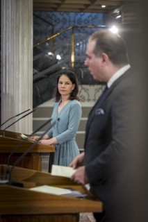 Annalena Baerbock (Alliance 90/The Greens), Federal Foreign Minister, photographed during her visit