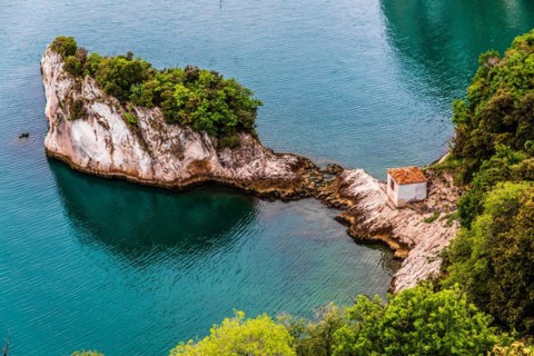 Duino Castle, with spectacular sea view, private residence of the Princes of Thurn und Taxis,
