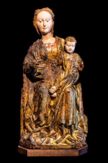 Madonna and Child, Giovanni di Francia, 1460, Museo Civico d'Arte, Palzuo Ricchieri, Old Town with
